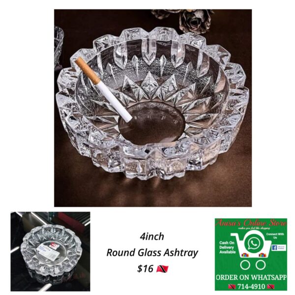 Glass ashtray