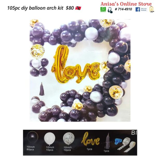 105pc diy balloon kit