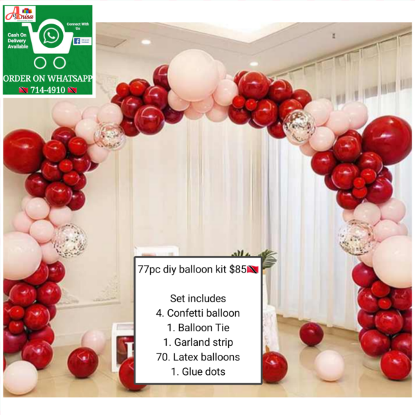 77pc diy balloon arch kit