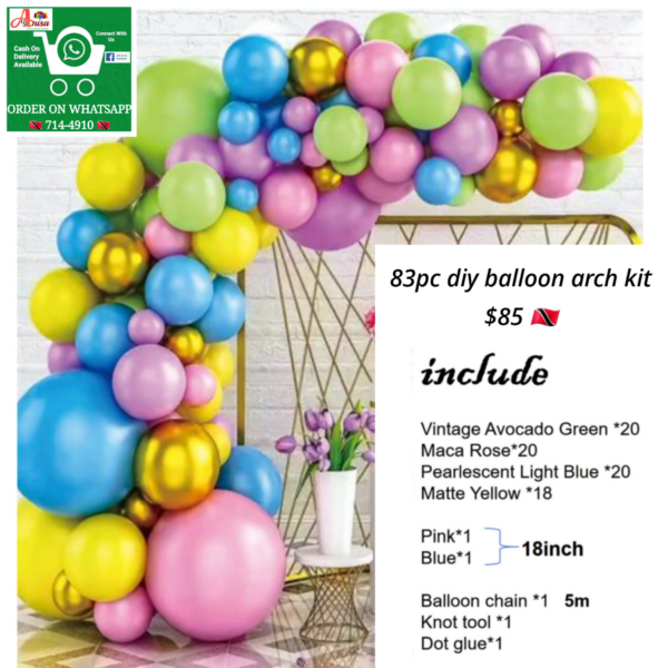 83pc diy balloon arch kit