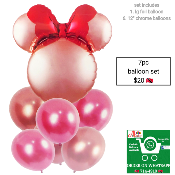 7pc balloon set