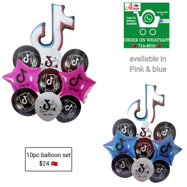 10pc (TikTok)  balloon set