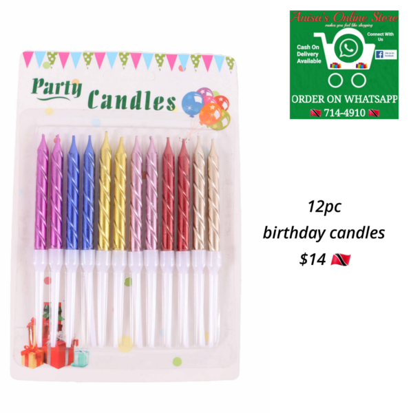 12oc birthday candles