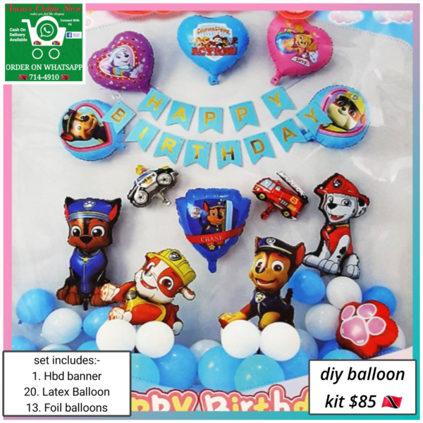 Diy 🐾 paw- patrol balloon kit