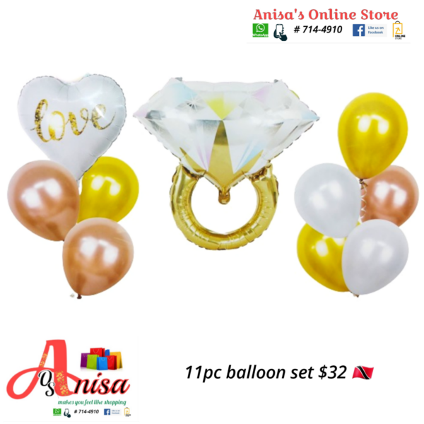 11pc balloon set (engagement)